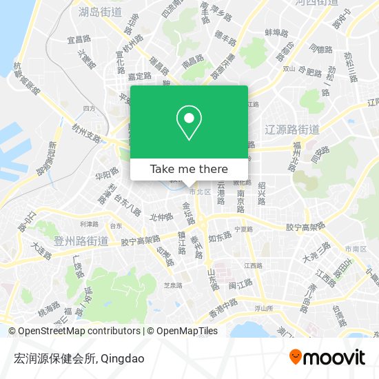 宏润源保健会所 map