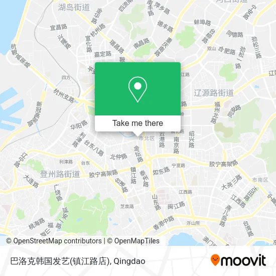 巴洛克韩国发艺(镇江路店) map