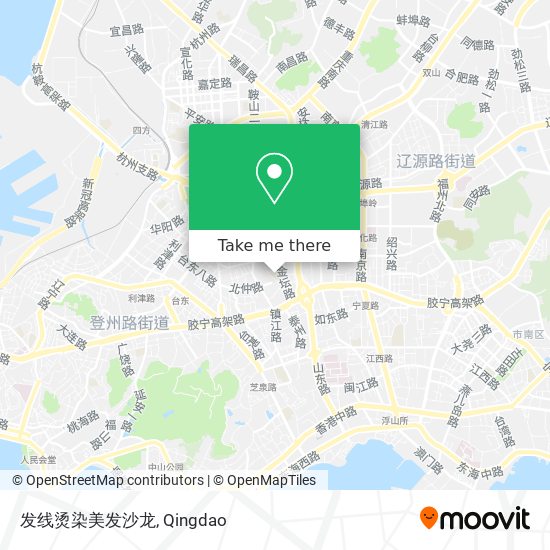 发线烫染美发沙龙 map