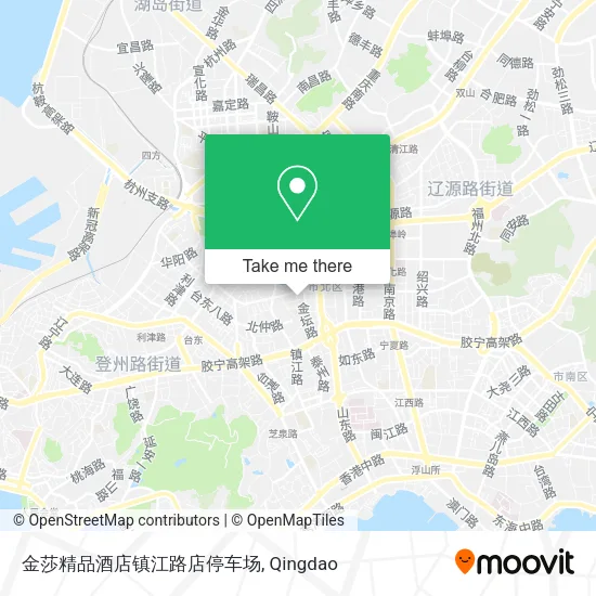 金莎精品酒店镇江路店停车场 map