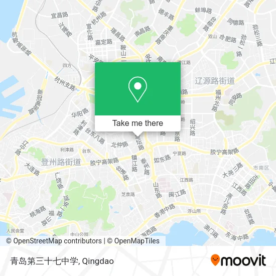 青岛第三十七中学 map
