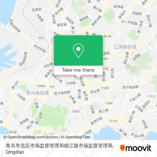 青岛市北区市场监督管理局镇江路市场监督管理局 map