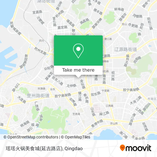 瑶瑶火锅美食城(延吉路店) map