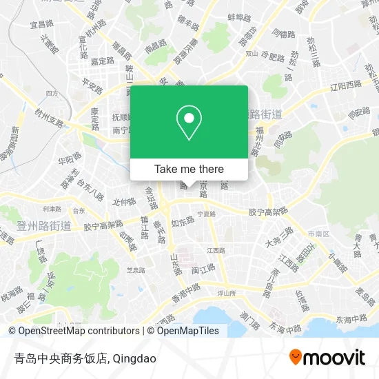 青岛中央商务饭店 map