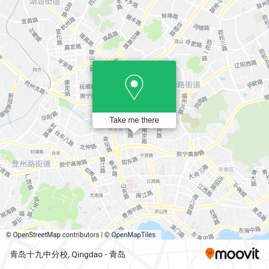 青岛十九中分校 map