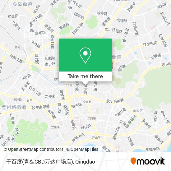千百度(青岛CBD万达广场店) map