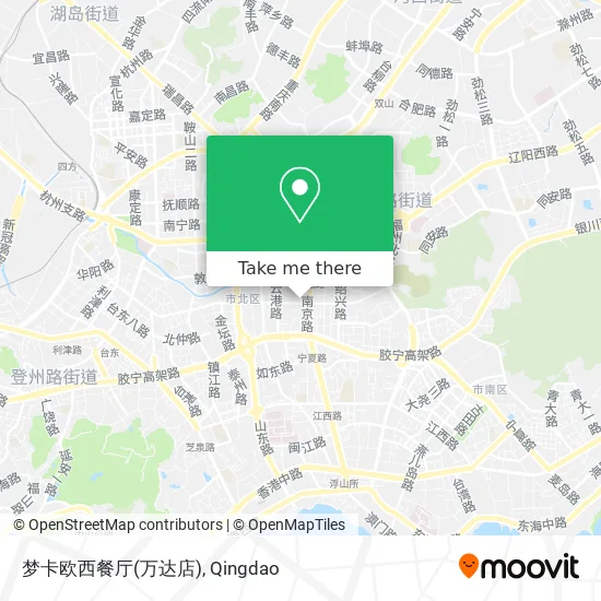 梦卡欧西餐厅(万达店) map