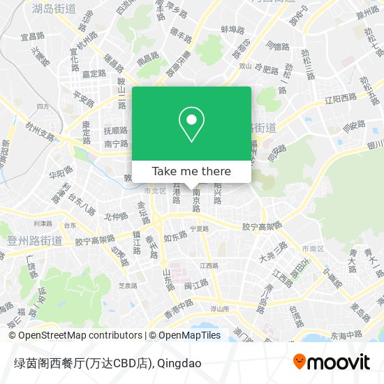 绿茵阁西餐厅(万达CBD店) map