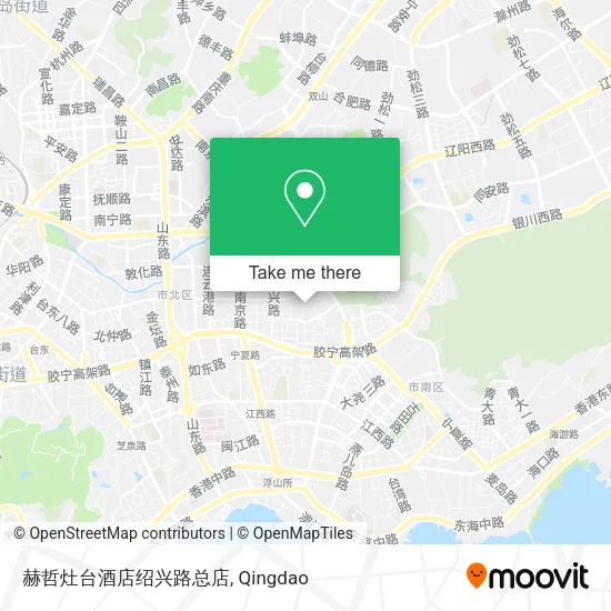 赫哲灶台酒店绍兴路总店 map