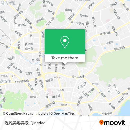 温雅美容美发 map