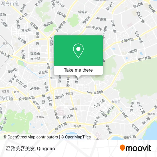 温雅美容美发 map