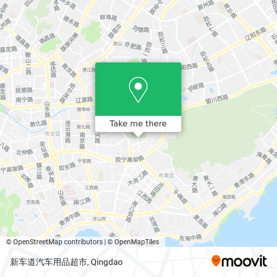 新车道汽车用品超市 map