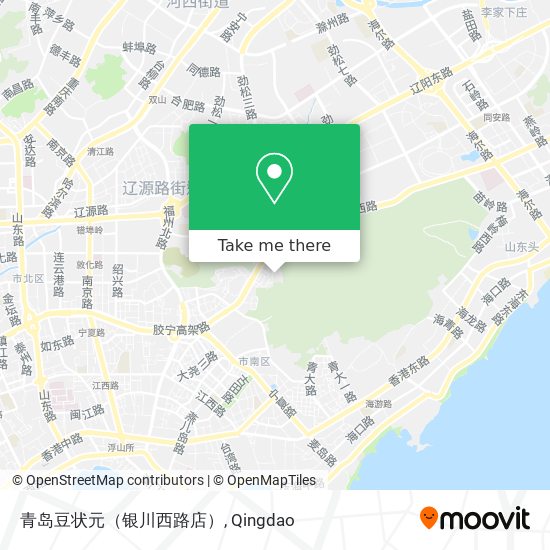 青岛豆状元（银川西路店） map