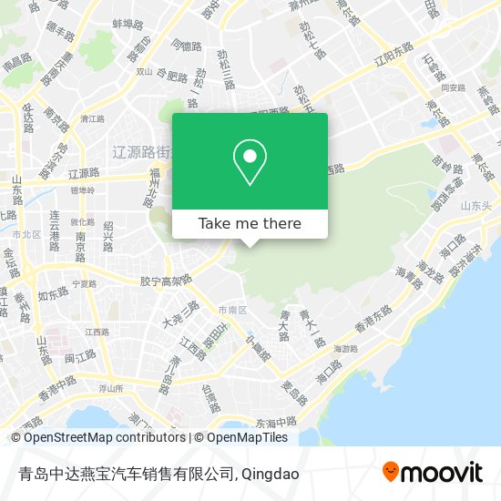 青岛中达燕宝汽车销售有限公司 map