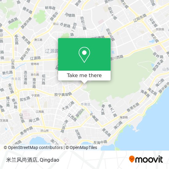 米兰风尚酒店 map