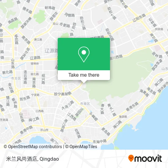 米兰风尚酒店 map