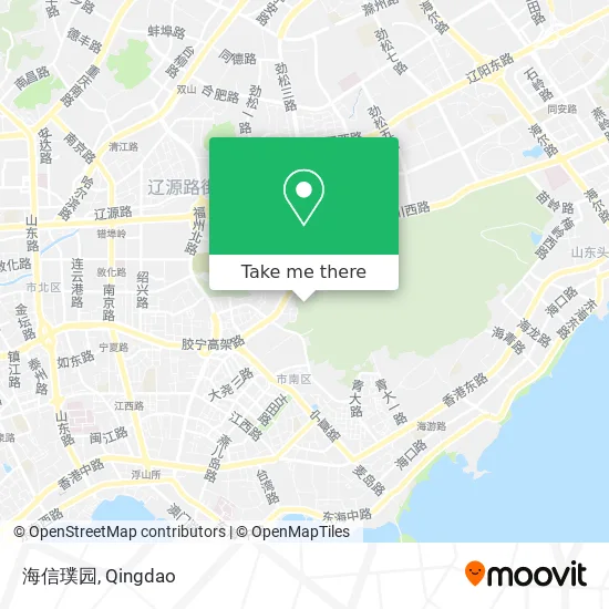 海信璞园 map