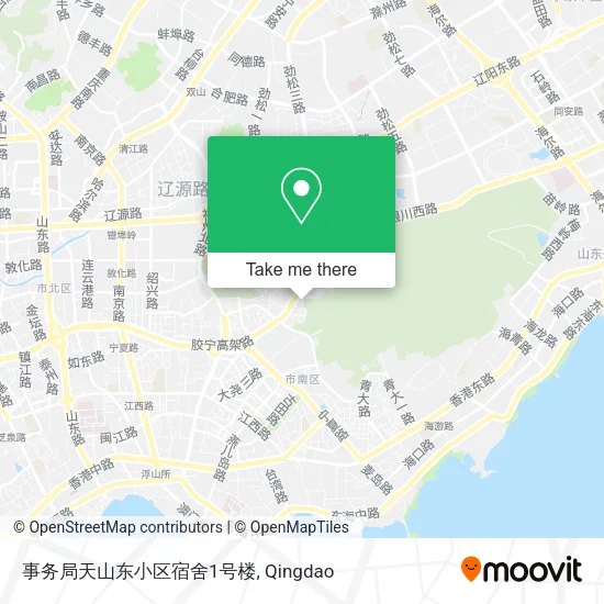 事务局天山东小区宿舍1号楼 map