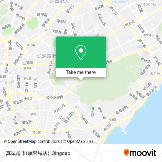 真诚超市(旗紫域店) map