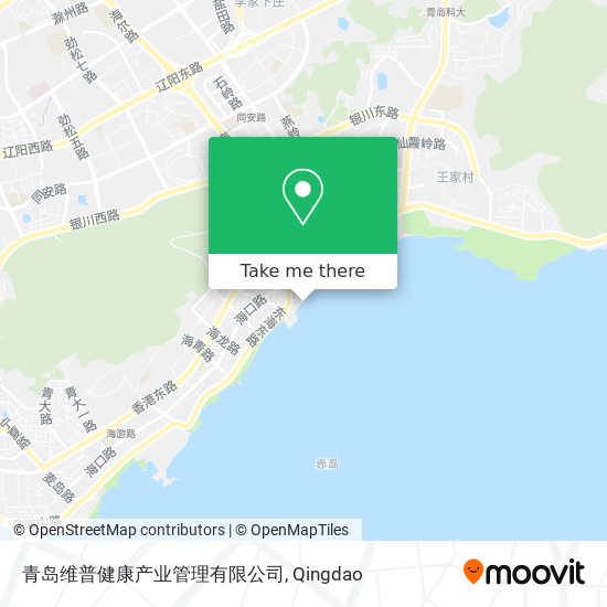 青岛维普健康产业管理有限公司 map