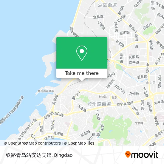 铁路青岛站安达宾馆 map