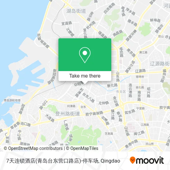 7天连锁酒店(青岛台东营口路店)-停车场 map