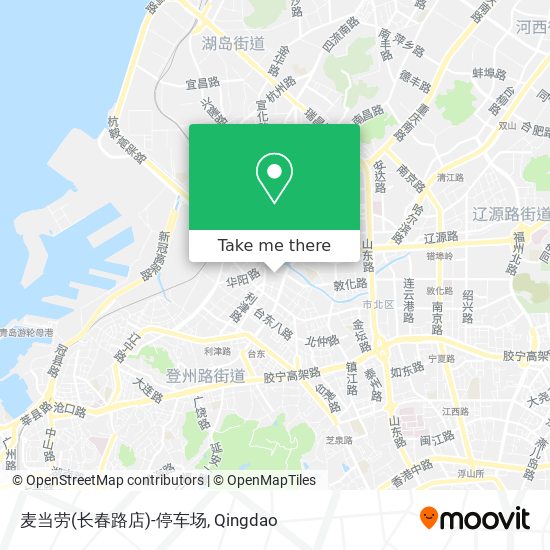 麦当劳(长春路店)-停车场 map