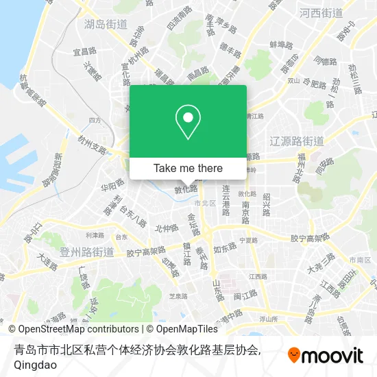 青岛市市北区私营个体经济协会敦化路基层协会 map