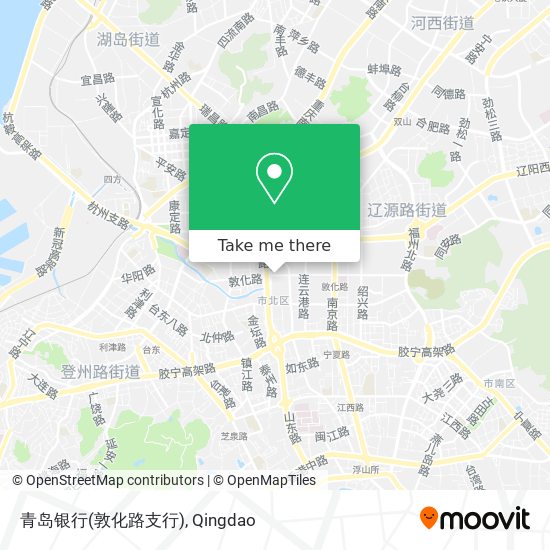 青岛银行(敦化路支行) map