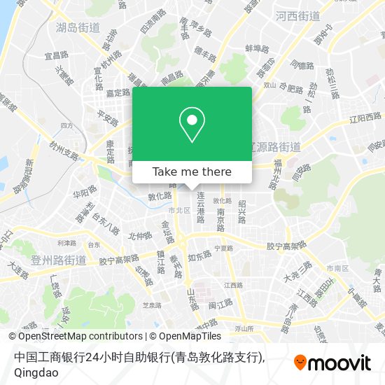 中国工商银行24小时自助银行(青岛敦化路支行) map