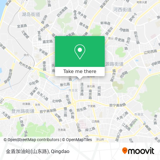 金盾加油站(山东路) map