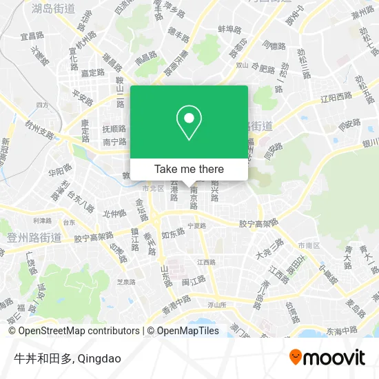 牛丼和田多 map