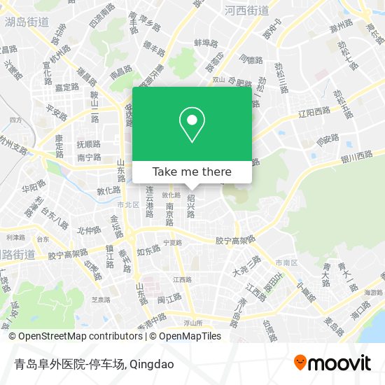 青岛阜外医院-停车场 map