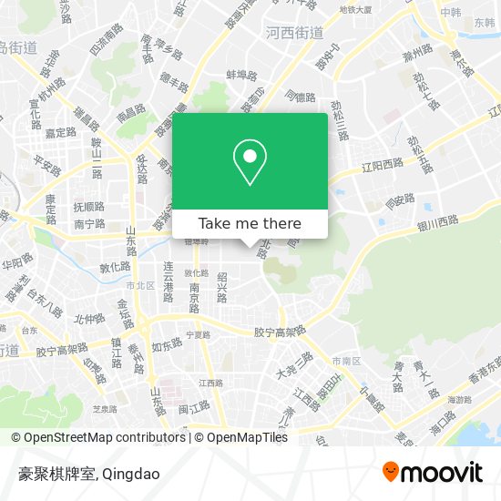 豪聚棋牌室 map