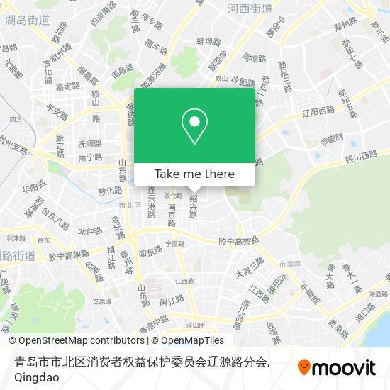 青岛市市北区消费者权益保护委员会辽源路分会 map
