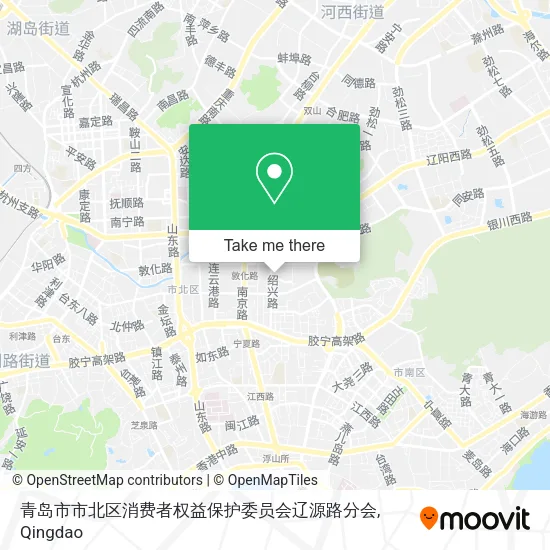 青岛市市北区消费者权益保护委员会辽源路分会 map