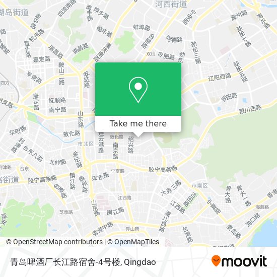 青岛啤酒厂长江路宿舍-4号楼 map