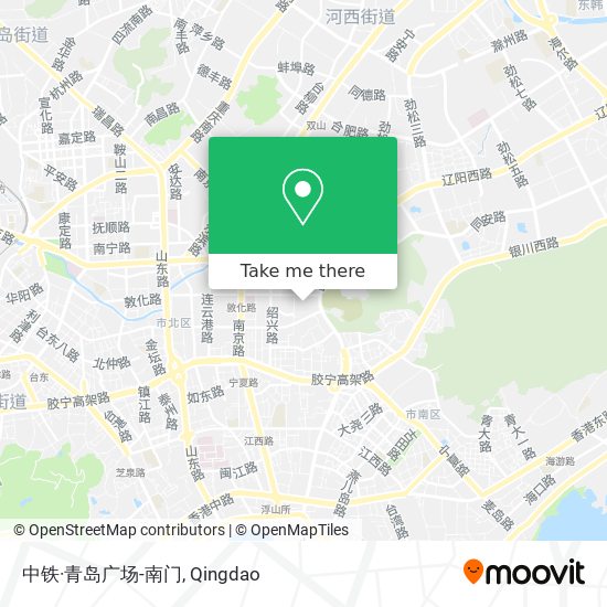 中铁·青岛广场-南门 map
