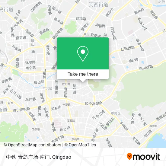中铁·青岛广场-南门 map