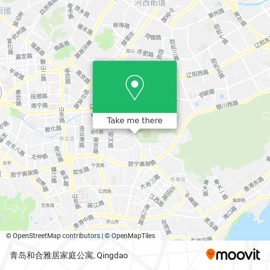 青岛和合雅居家庭公寓 map
