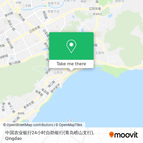 中国农业银行24小时自助银行(青岛崂山支行) map