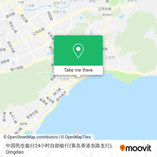 中国民生银行24小时自助银行(青岛香港东路支行) map