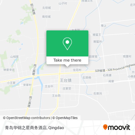 青岛华锦之星商务酒店 map