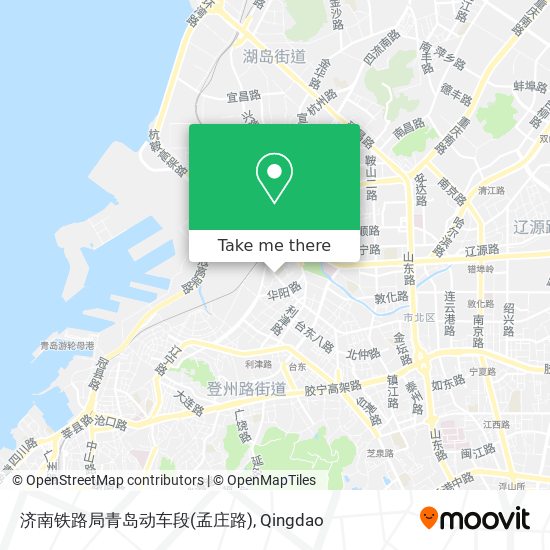 济南铁路局青岛动车段(孟庄路) map