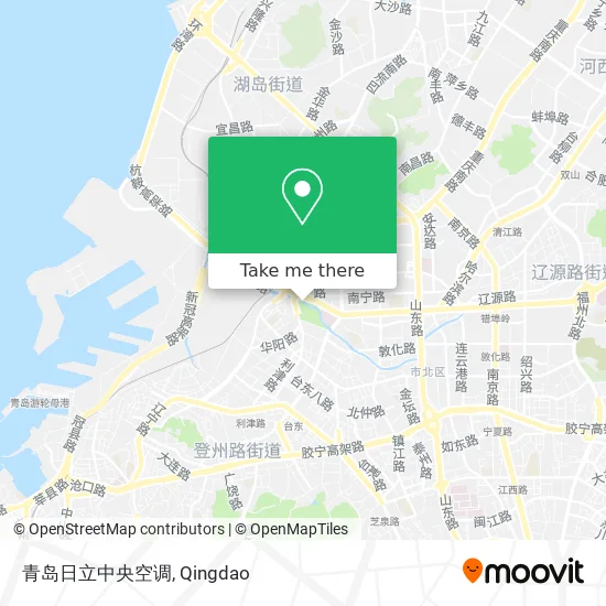 青岛日立中央空调 map