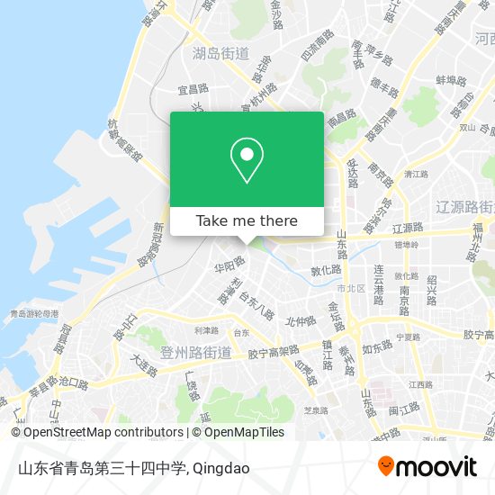 山东省青岛第三十四中学 map