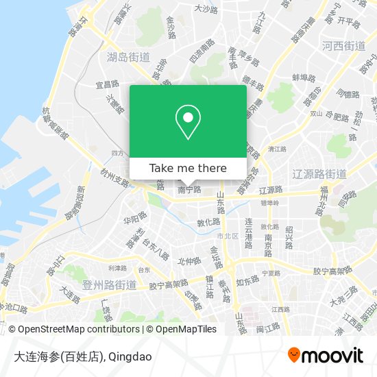 大连海参(百姓店) map