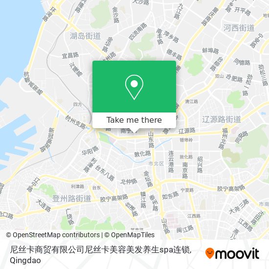 尼丝卡商贸有限公司尼丝卡美容美发养生spa连锁 map