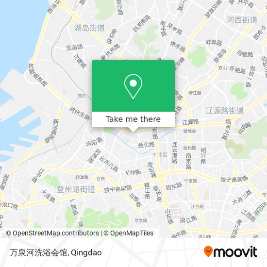 万泉河洗浴会馆 map