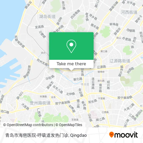 青岛市海慈医院-呼吸道发热门诊 map